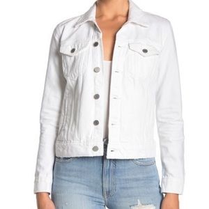 White lucky jean jacket
